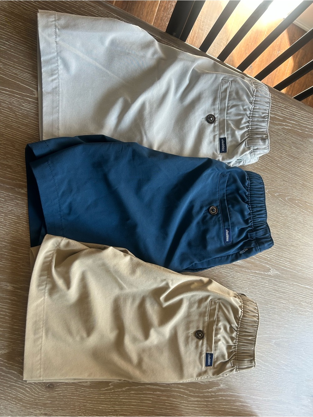 Boys Chubbies Shorts - Navy, Khaki, Light Gray - Picture 2 of 7